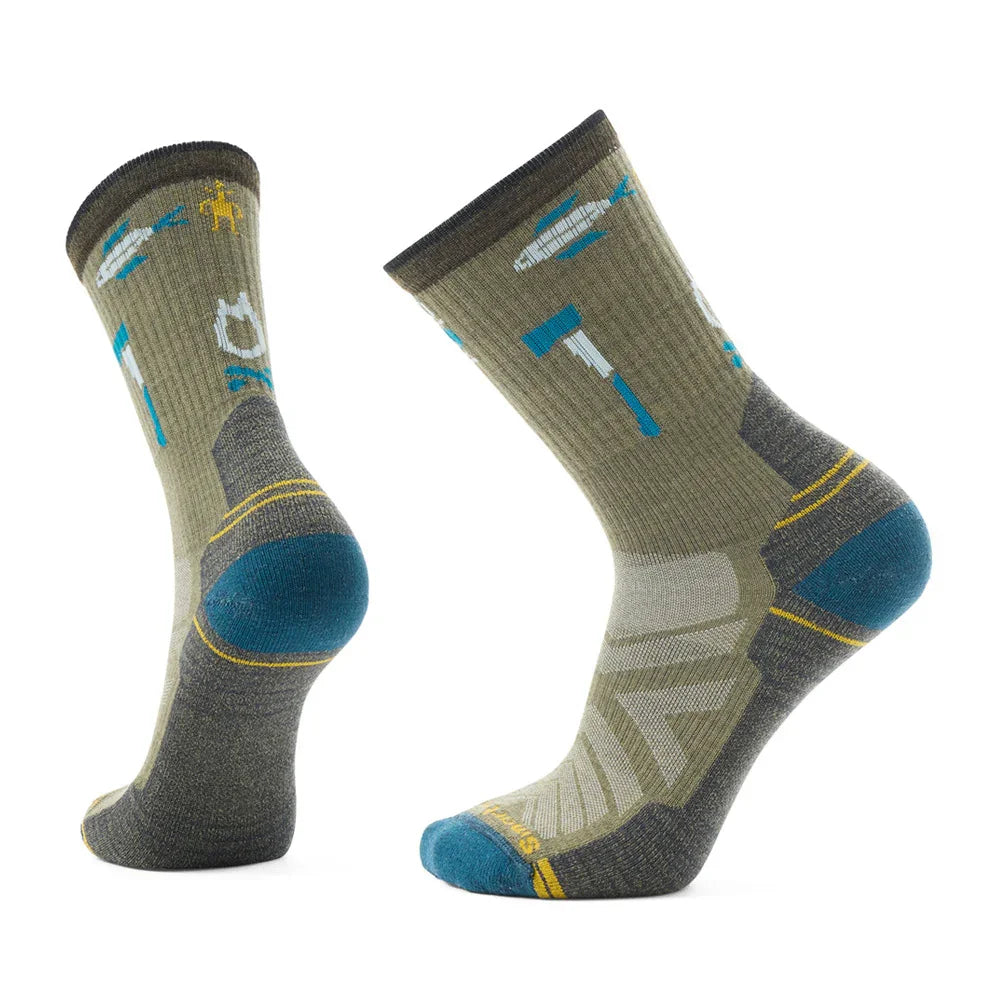 Smartwool M's Hike Light Cushion Camp Gear Crew Socks