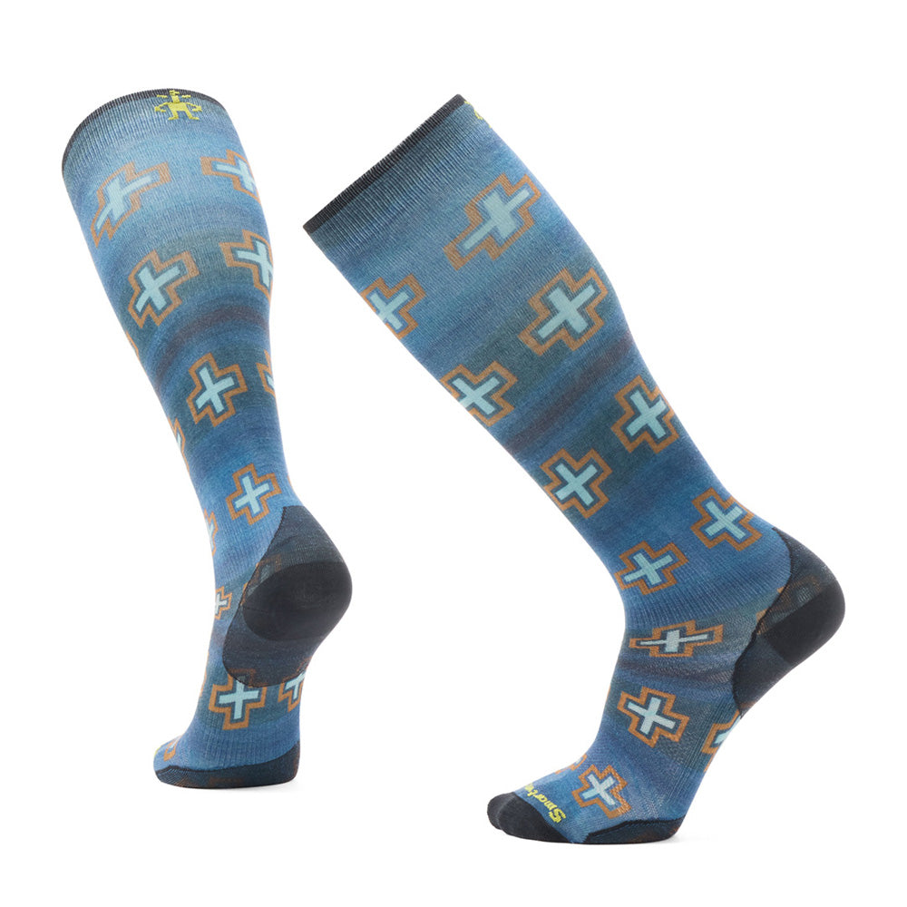 Bas Smartwool Ski Zero Cushion Paths Crossed Print OtC