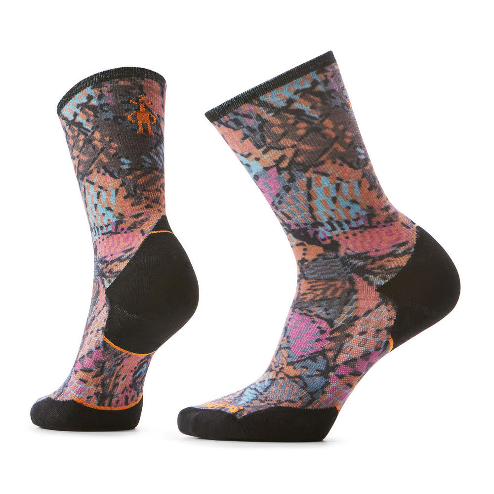 Smartwool W's Trail Run Targeted Cushion Triangle Prism Print Crew Socks