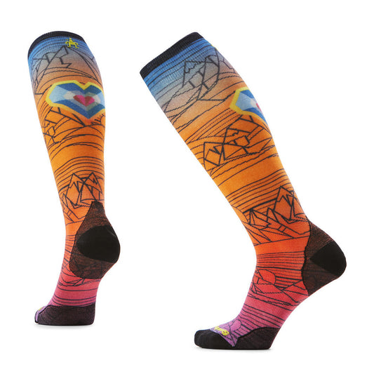 Smartwool M's Ski Zero Cushion Geo Peaks OTC Socks