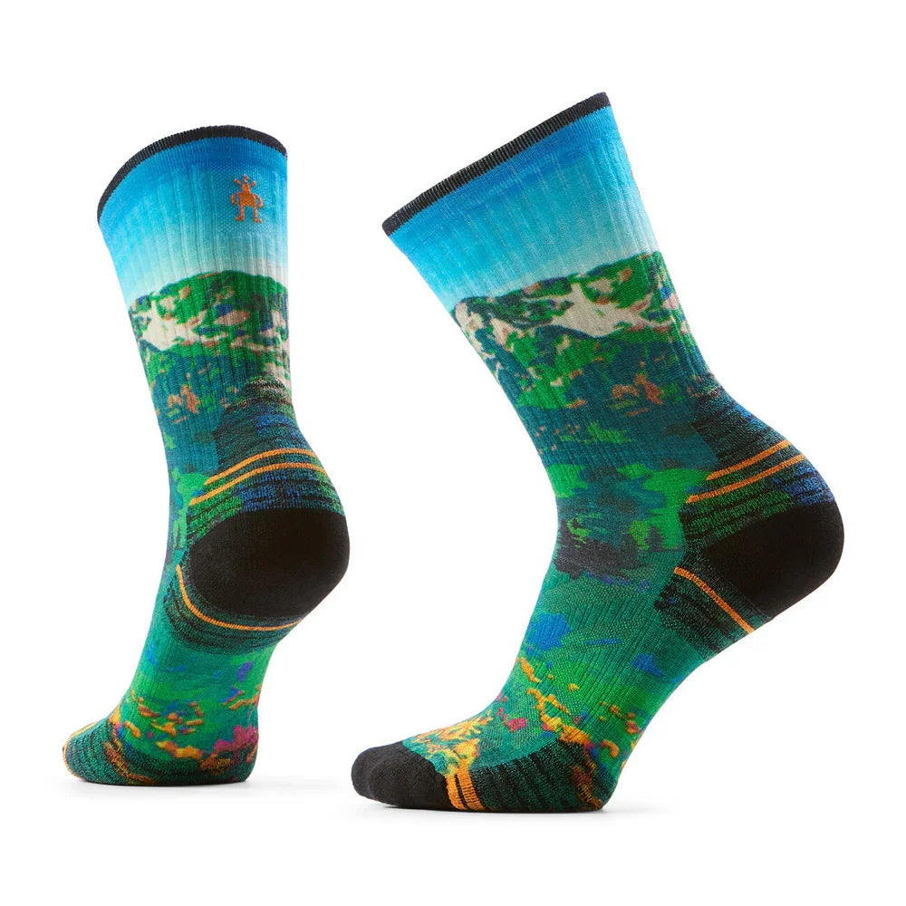 Bas Smartwool Hike Mountain Lake Print Crew (femmes)