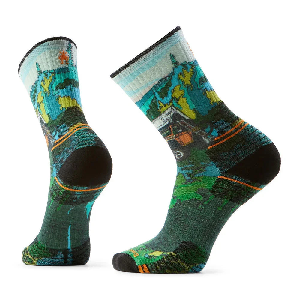 Bas Smartwool Hike Trail Trekker Print Crew (hommes)
