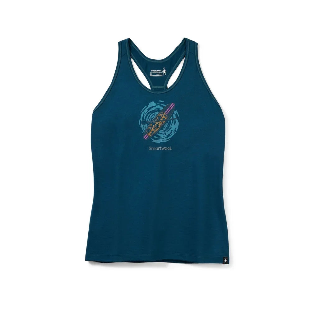 Camisole Smartwool Merino Sport 150 Paddleboard Adventure (femmes)
