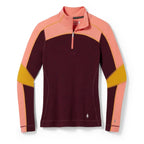 Smartwool W's Thermal Merino Colorblock 1/4 Zip Boxed Base Layer