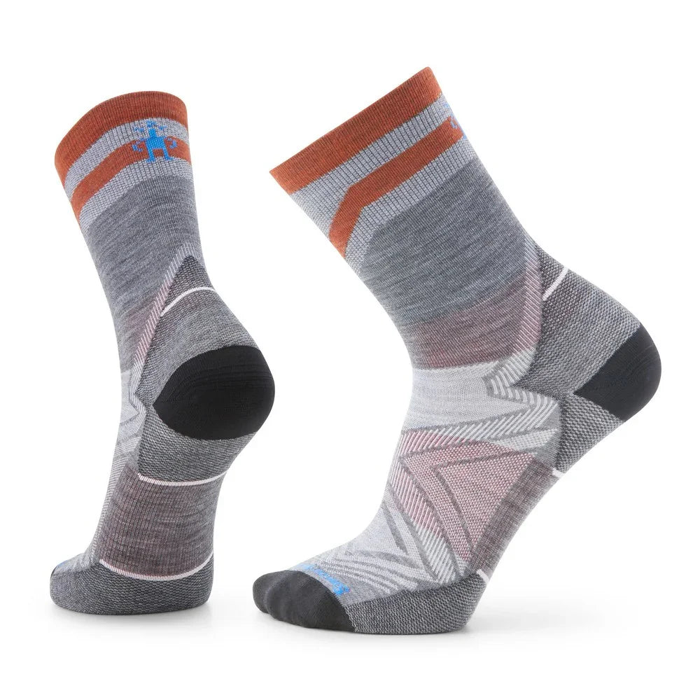 Bas Smartwool Run Zero Cushion Mid Crew