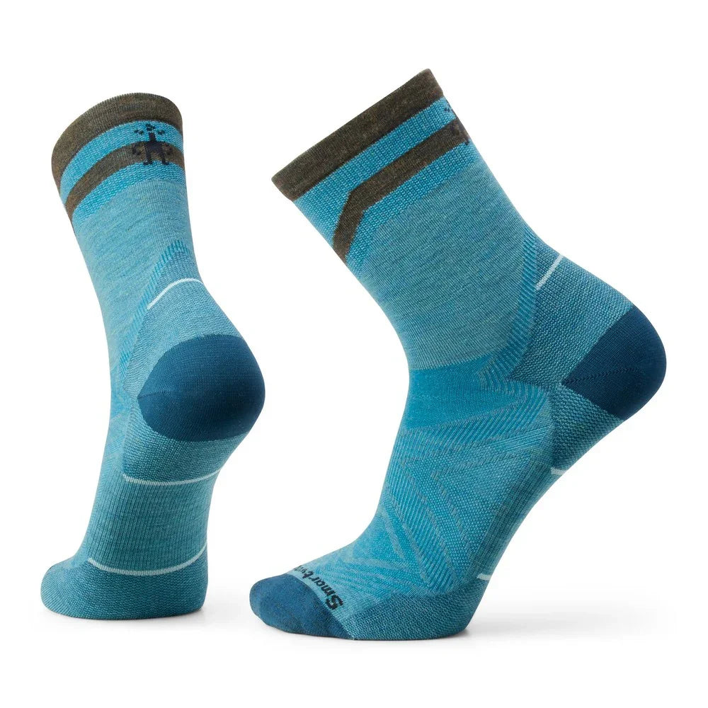 Bas Smartwool Run Zero Cushion Mid Crew