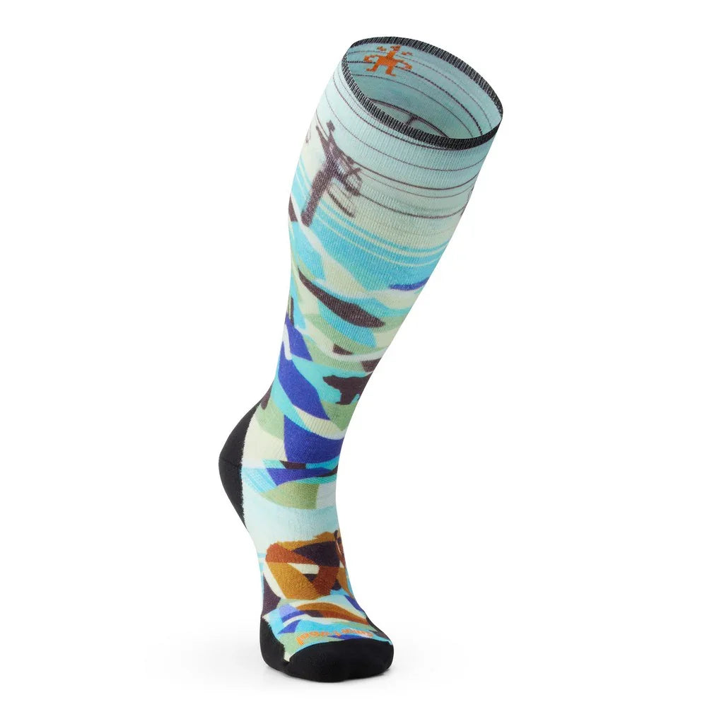 Smartwool Ski Targeted Cushion Bear Country Print OTC Socks