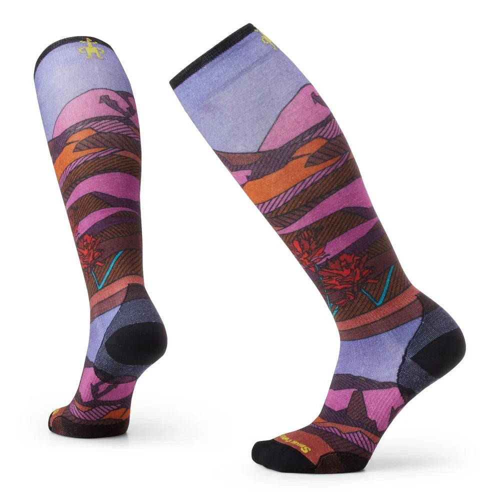 Bas Smartwool Ski Zero Cushion Floral Field OTC (femmes)