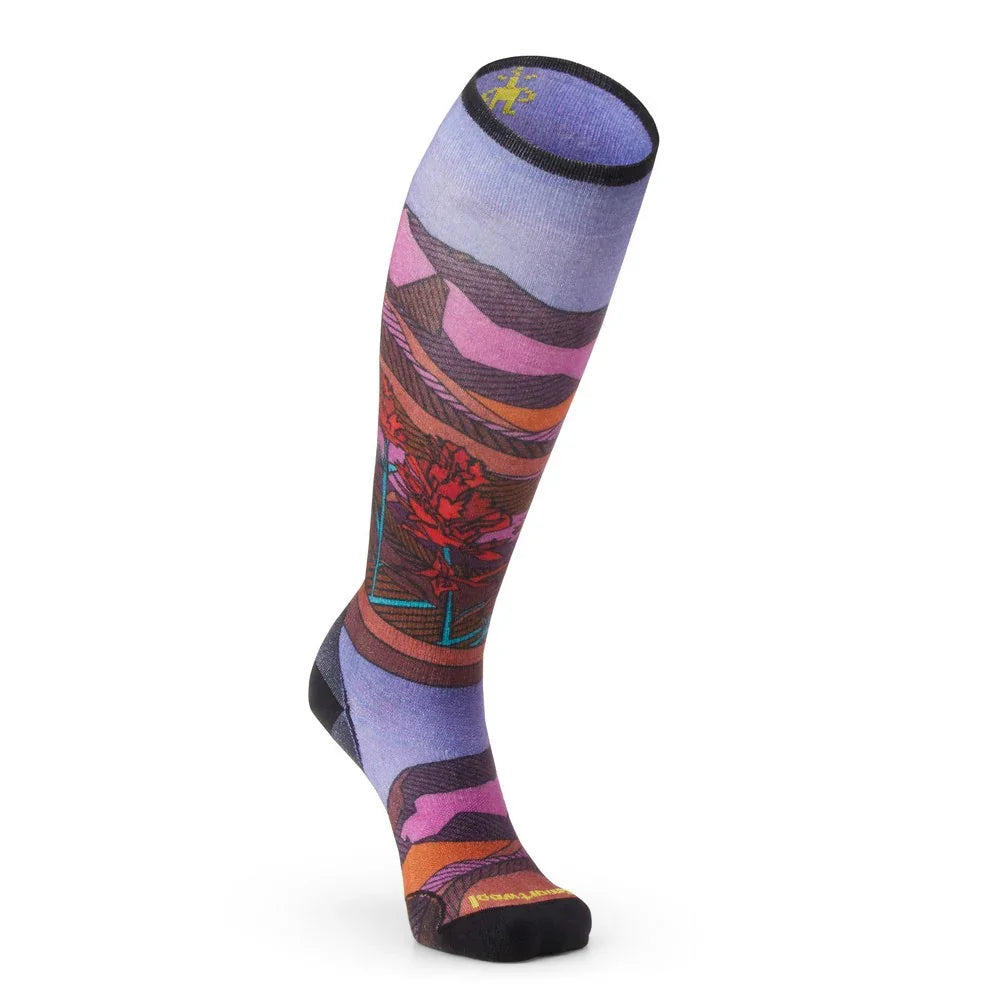 Bas Smartwool Ski Zero Cushion Floral Field OTC (femmes)