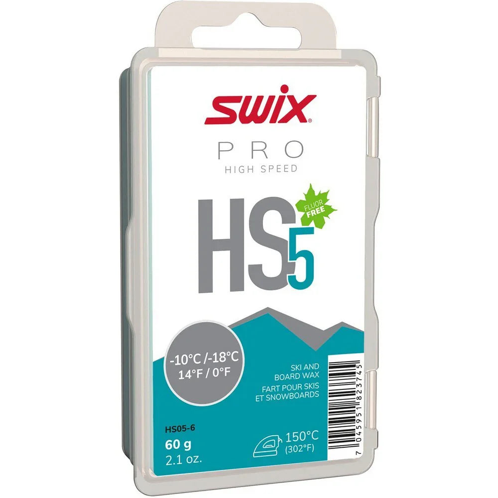 Fart de glisse Swix HS5 Turquoise -18°C/-10°C - 60g