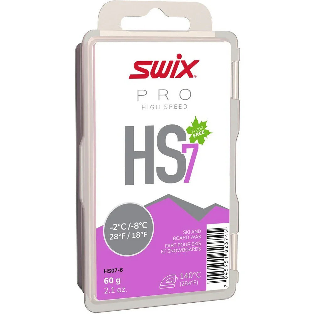 Swix HS7 Violet -8°C/-2°C Glide Wax - 60g