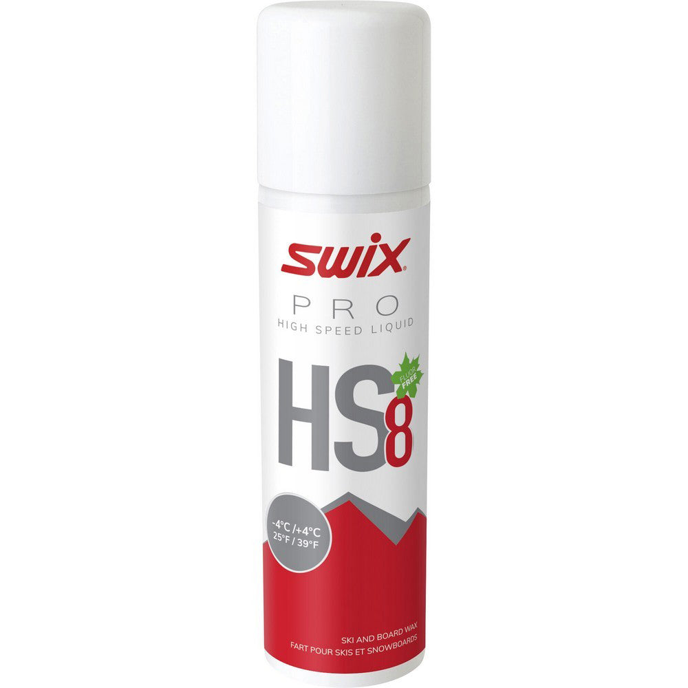 Fart de glisse liquide Swix HS8 Rouge -4°C/+4°C - 125ml