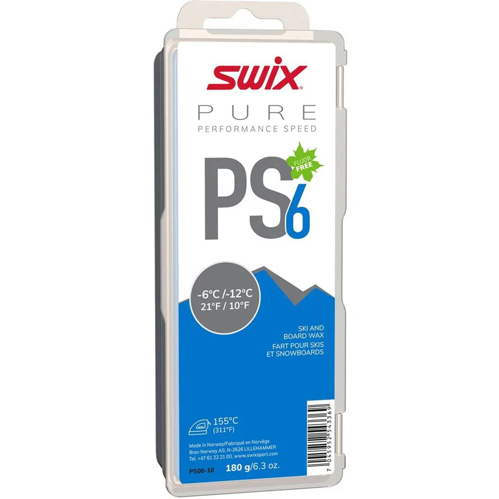 Swix PS6 Blue Glide Wax -12°C/-6°C