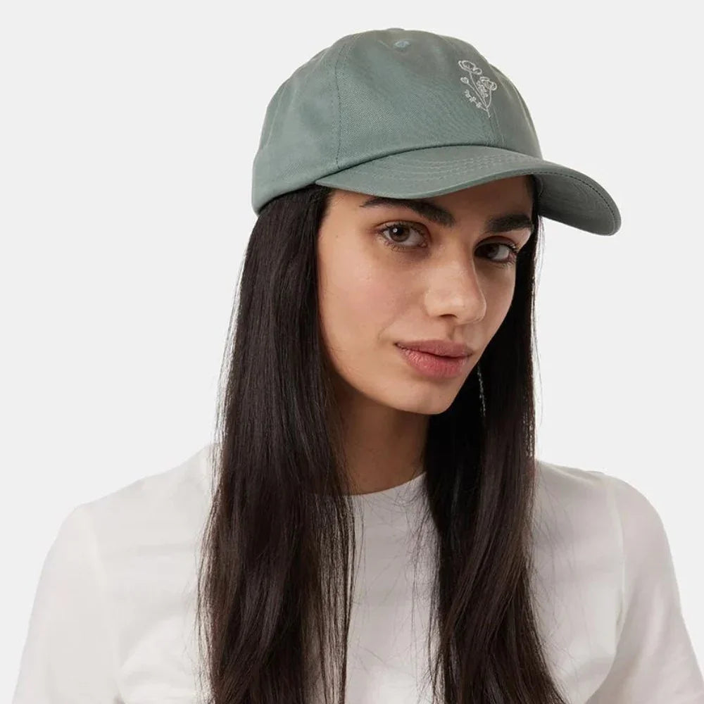 Tentree Flower Embroidery Peak Cap