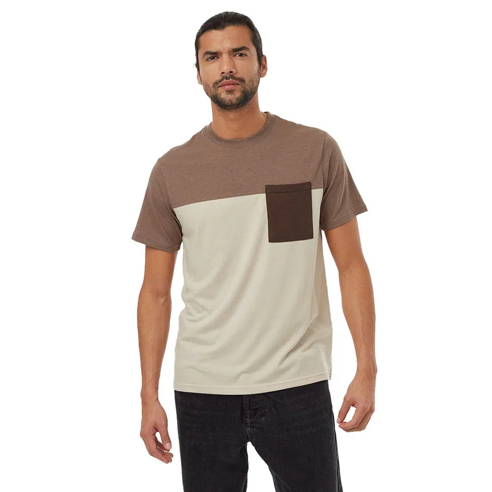 T-shirt à poche à couleurs contrastantes Tentree (hommes)