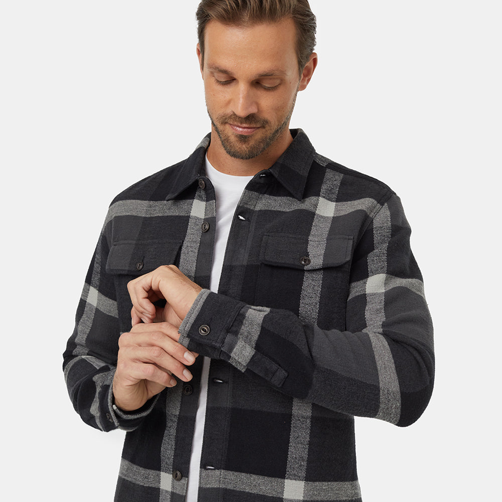 Manteau en flannelle Tentree Heavy Weight (hommes)