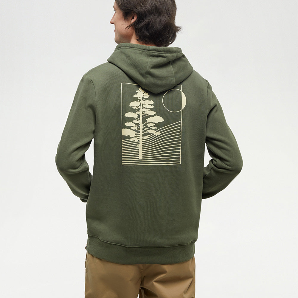 Chandail à capuchon Tentree Linear Tree (hommes)