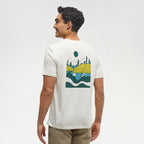 T-shirt Tentree Emerald Edge (hommes)
