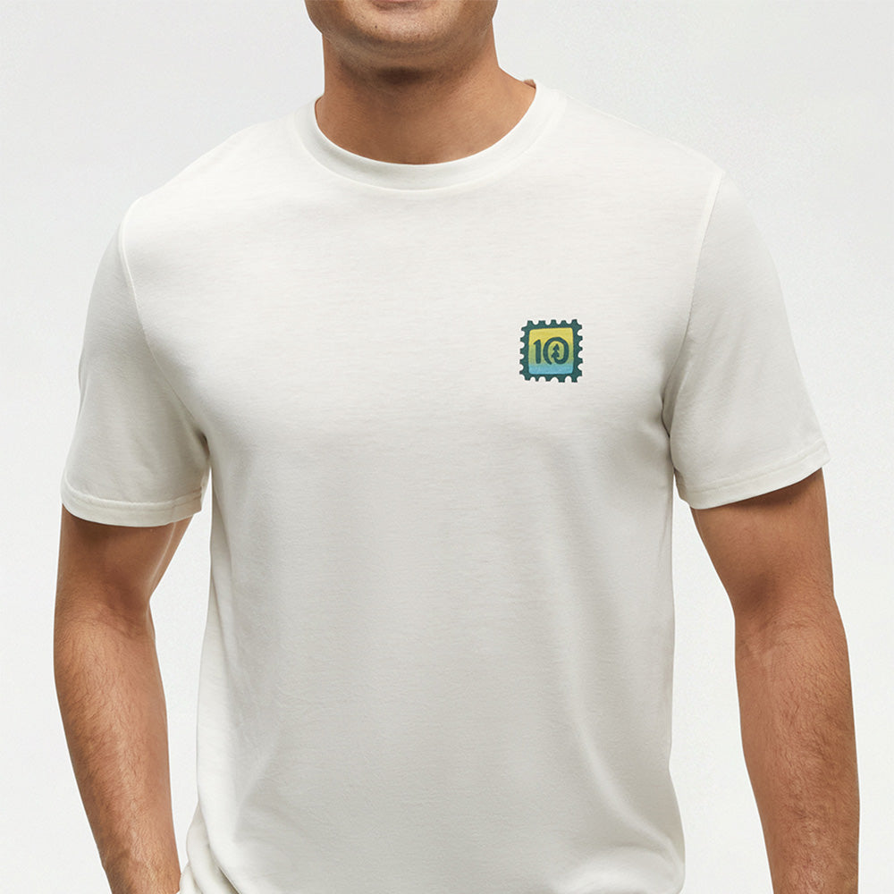 T-shirt Tentree Emerald Edge (hommes)