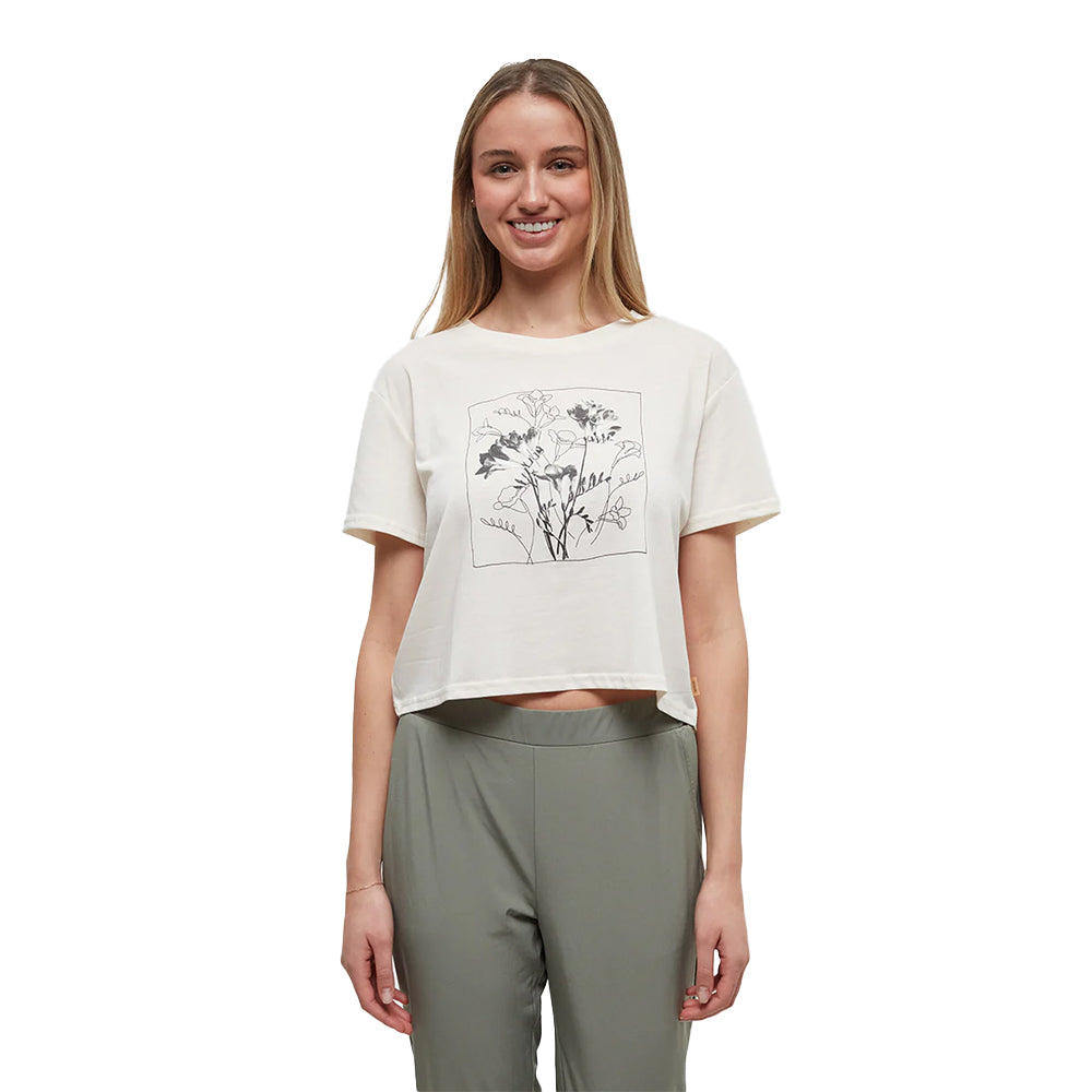 T-shirt Tentree Floral Crop (femmes)