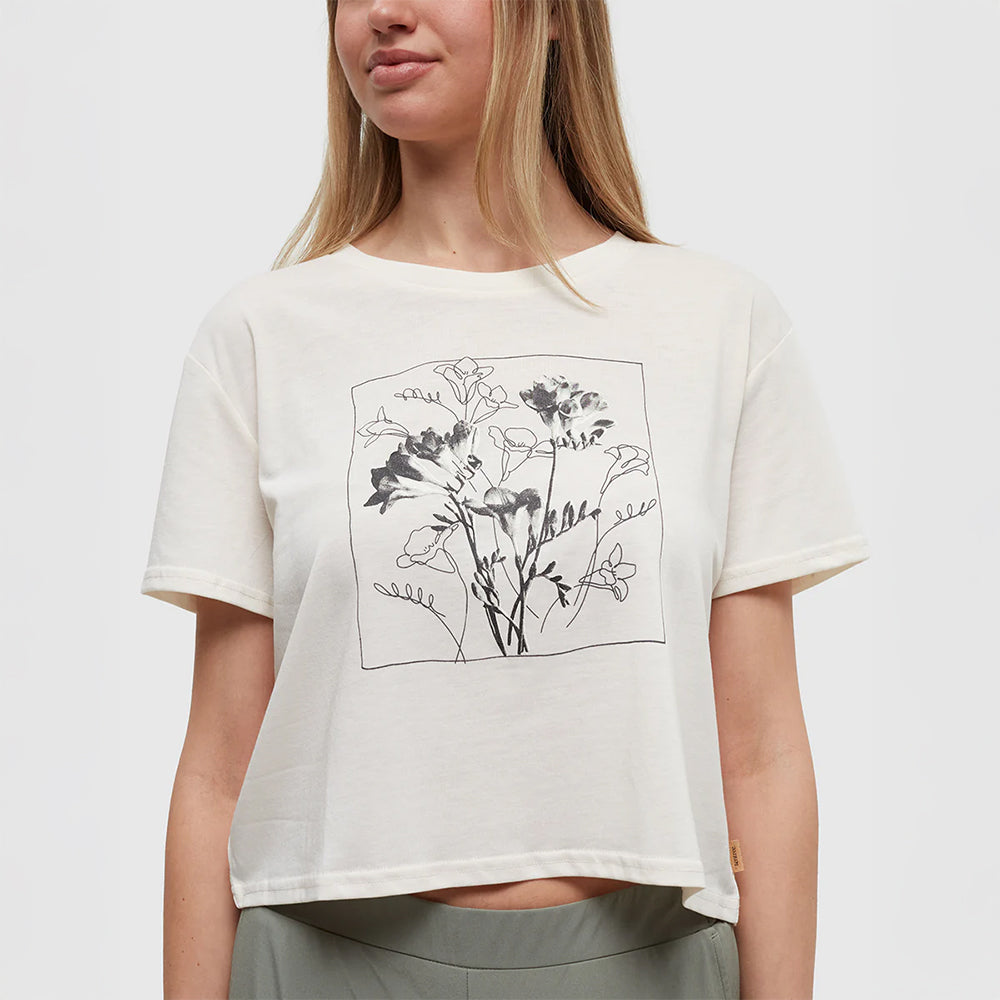 T-shirt Tentree Floral Crop (femmes)