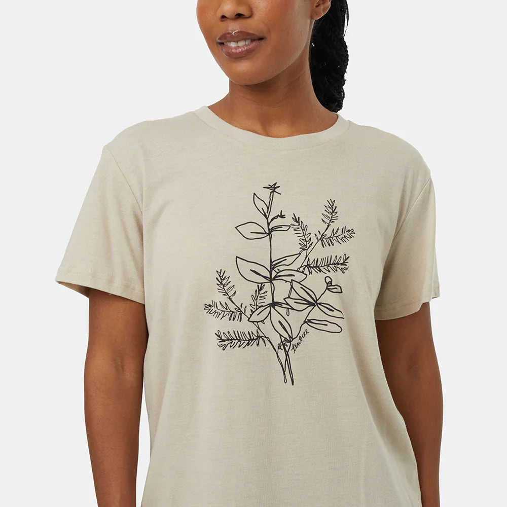 T-shirt Tentree Autumn Flora (femmes)
