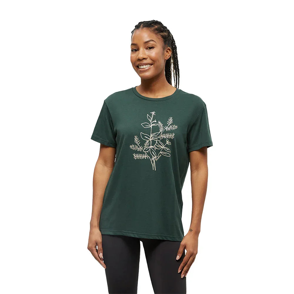 T-shirt Tentree Autumn Flora (femmes)