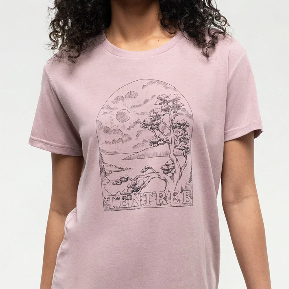 T-shirt Tentree Treeblend Clifftop (femmes)