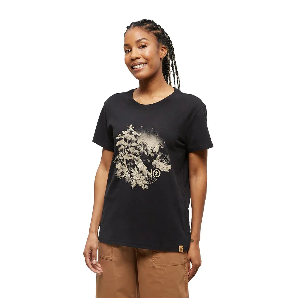 T-shirt Tentree Regenerative Forest Sprawl (femmes)