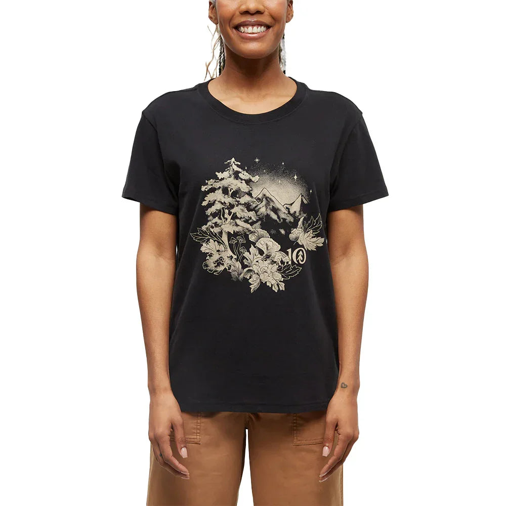 T-shirt Tentree Regenerative Forest Sprawl (femmes)