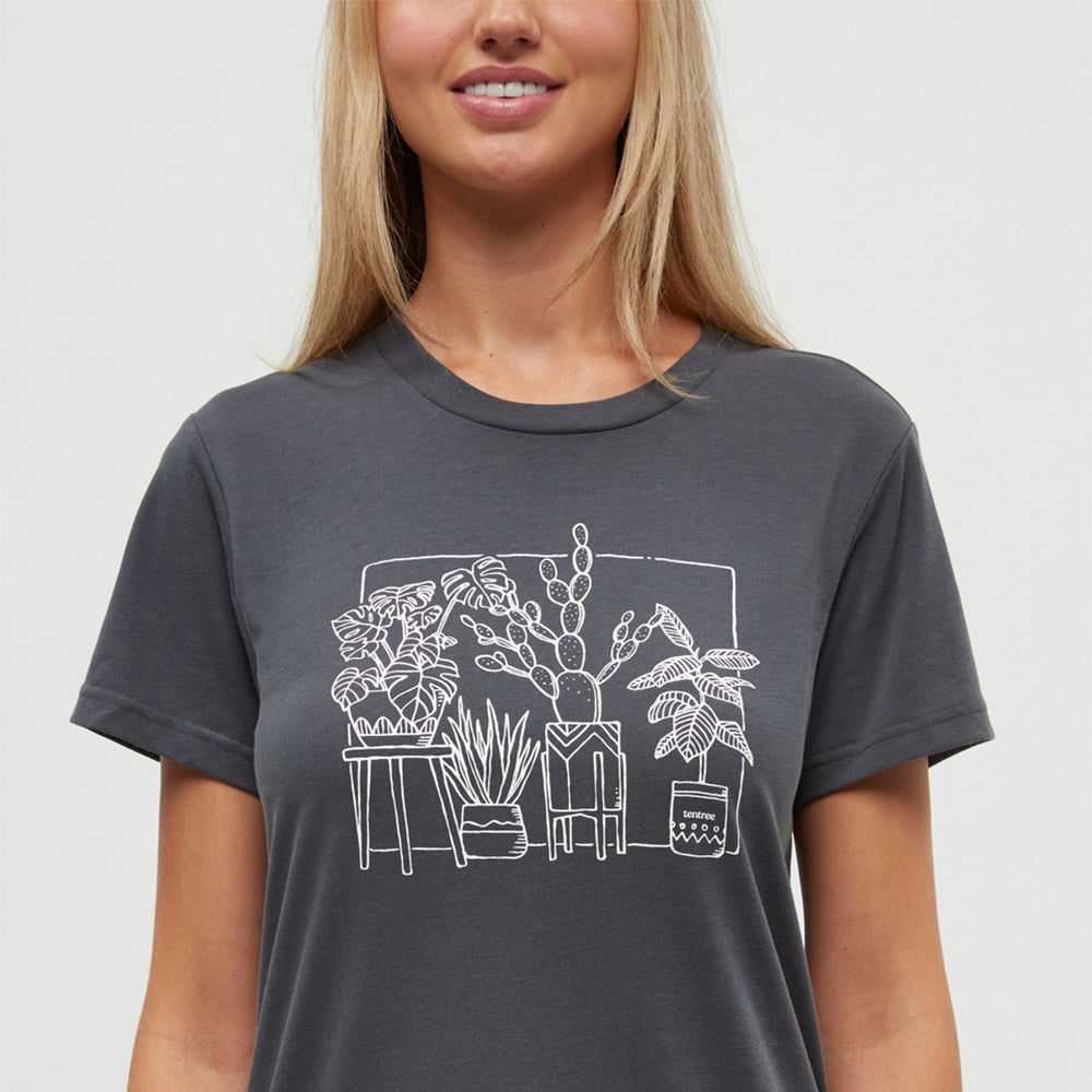 T-shirt Tentree Plant Cropped (femmes)