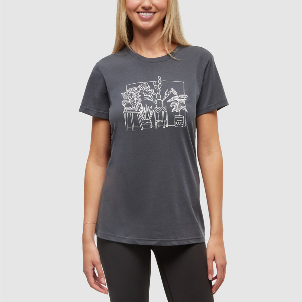 T-shirt Tentree Plant Cropped (femmes)