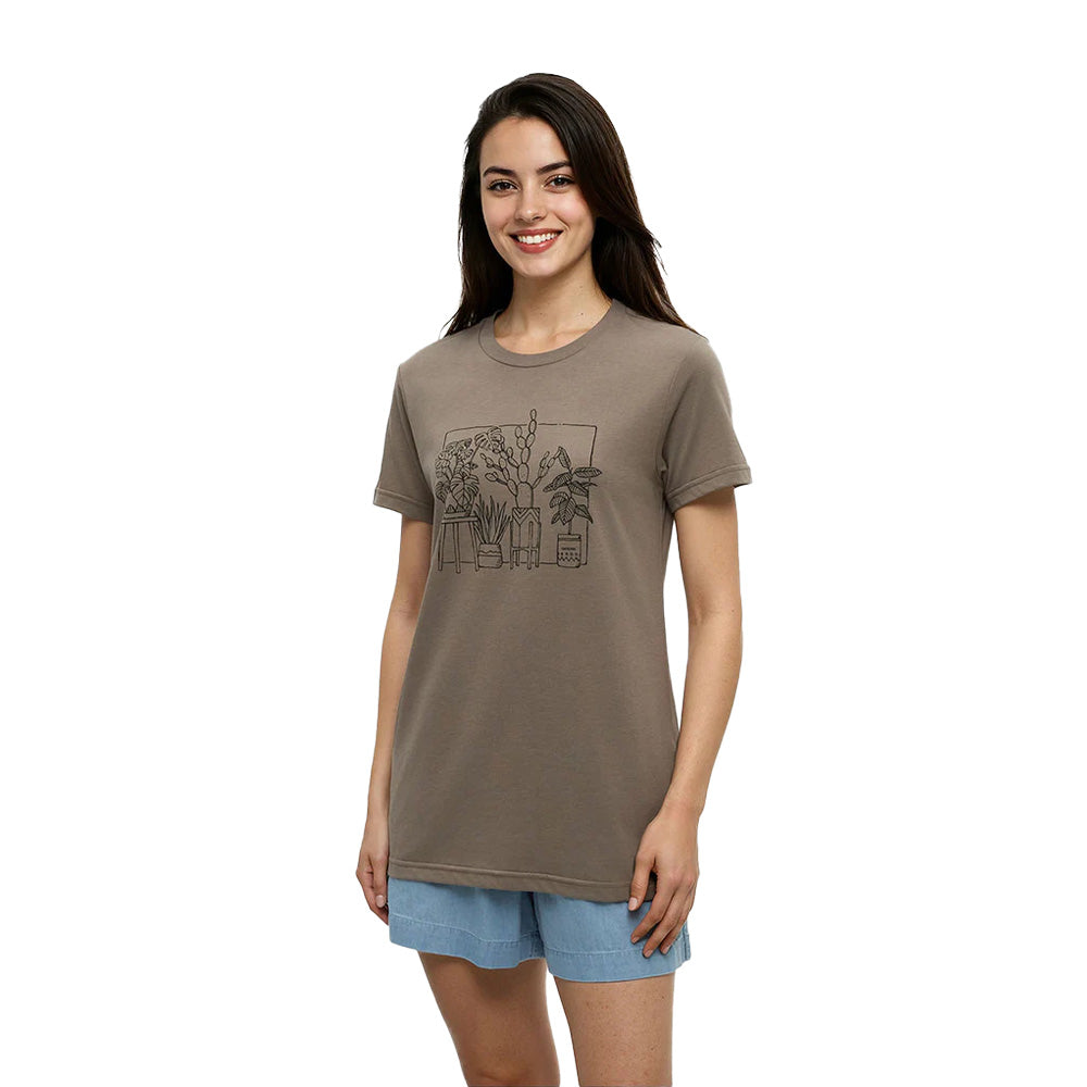T-shirt Tentree Plant Cropped (femmes)