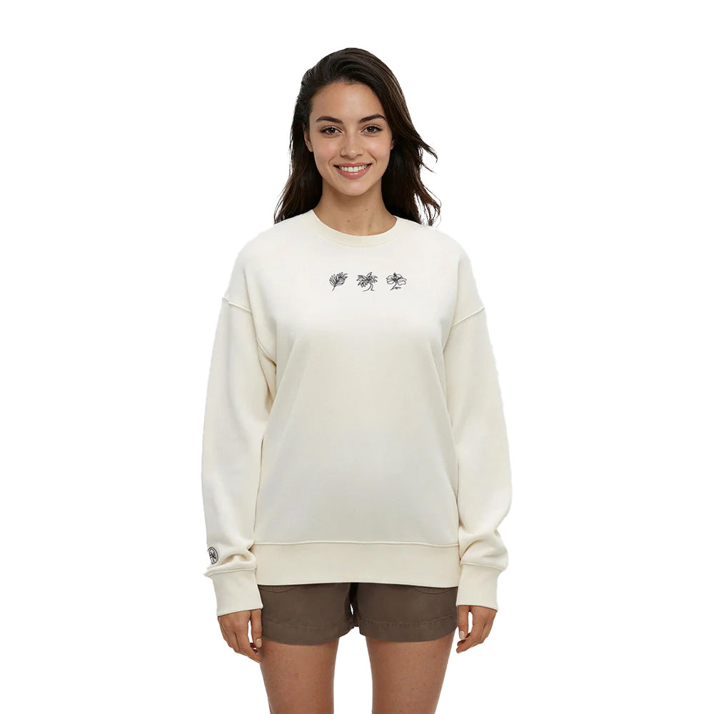 Tentree W's Haiti Embroidery Long Sleeve Crew