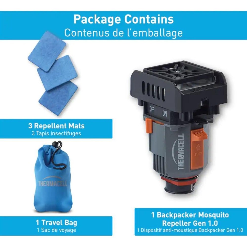 Appareil chasse-moustiques Thermacell Backpacker