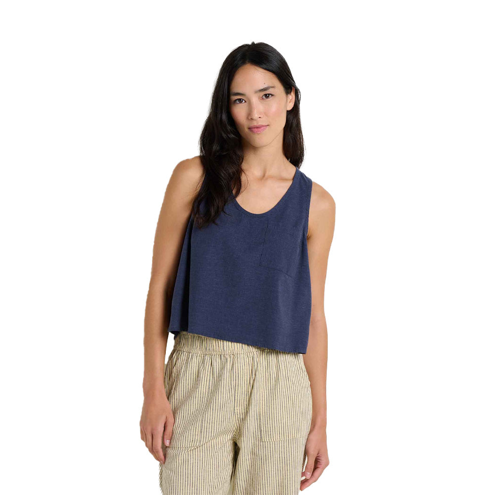 Toad & Co W's Taj Hemp Button Back Tank