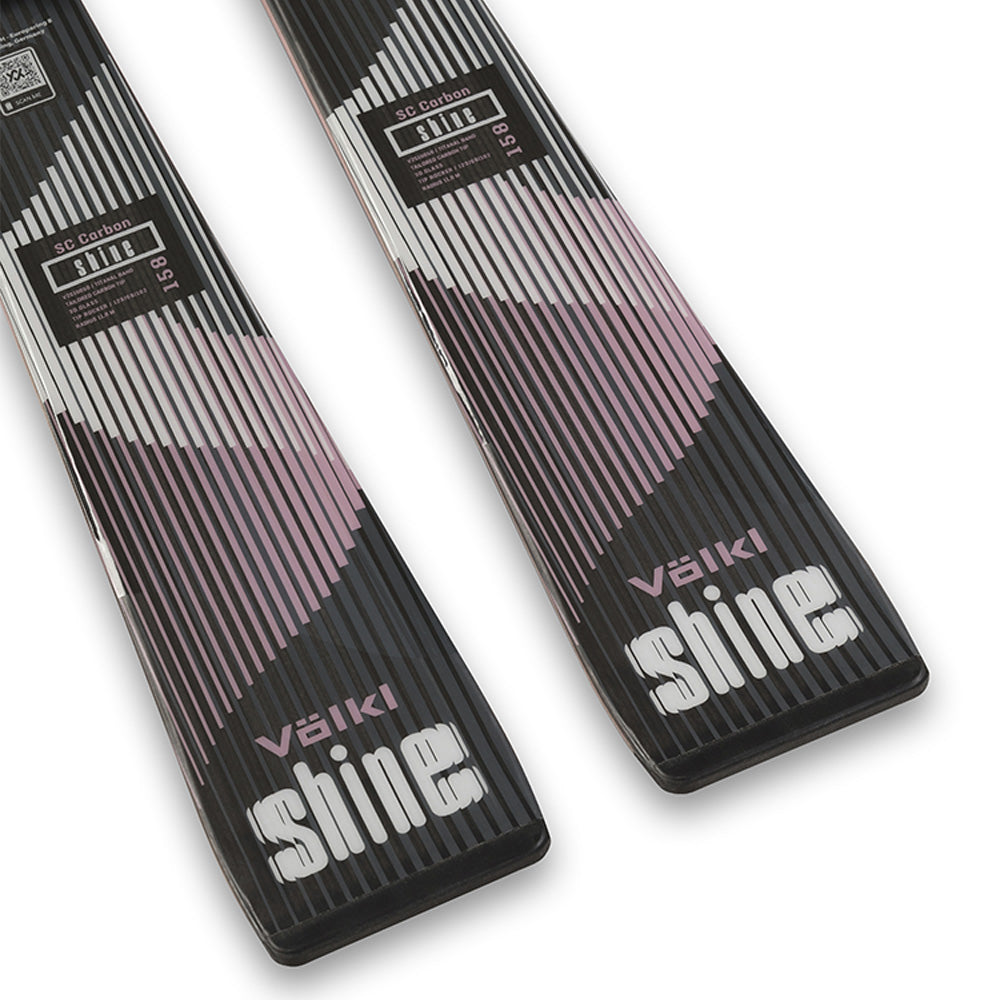 Skis alpins Volkl Shine SC Carbon avec fixations vMotion 11 TCX