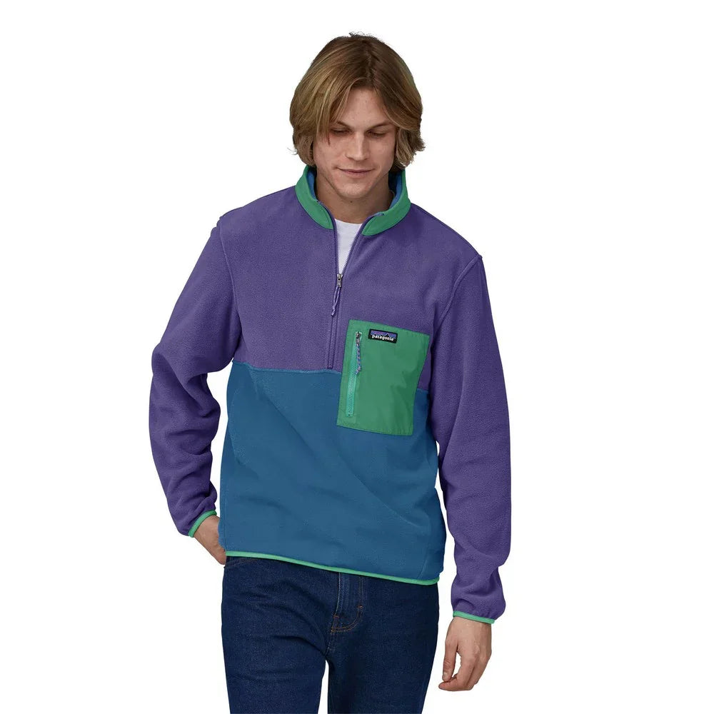 Chandail en laine polaire Patagonia Microdini 1/2 Zip (hommes)