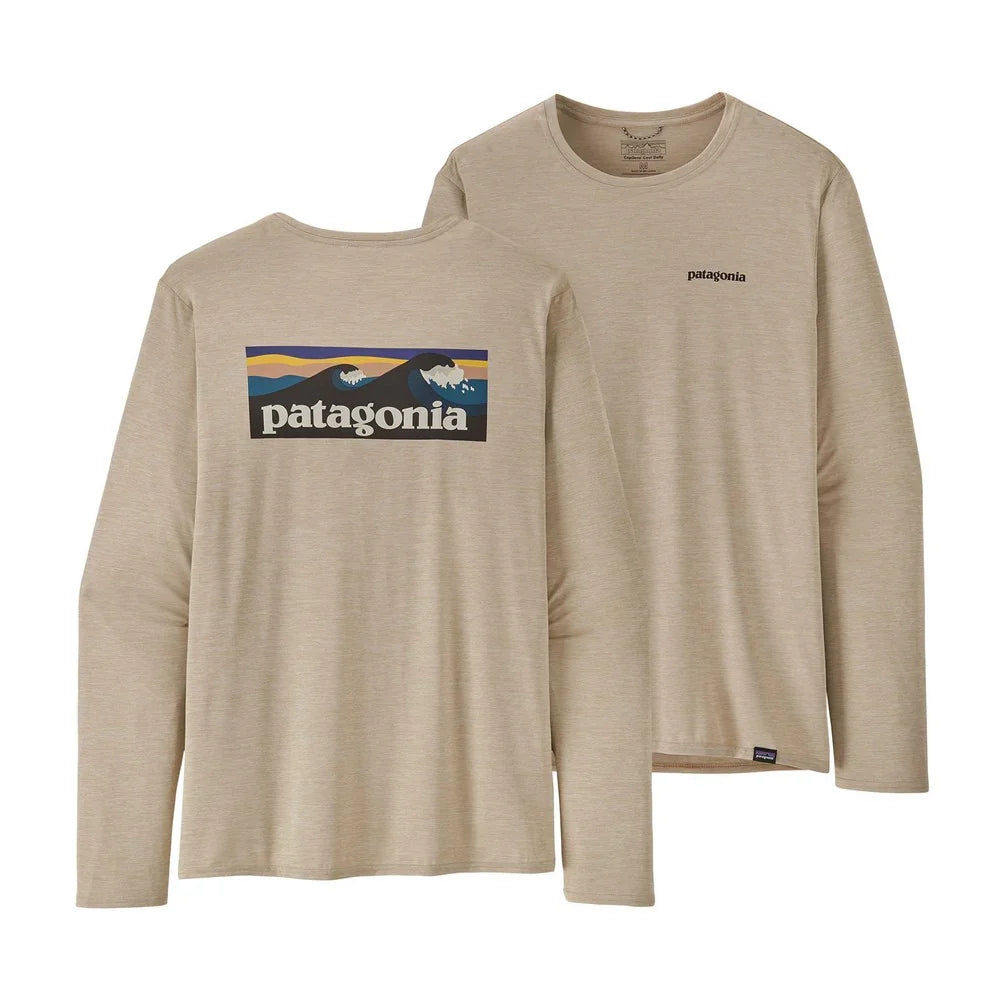Chandail à manches longues Patagonia Capilene Cool Daily - Vagues (hommes)