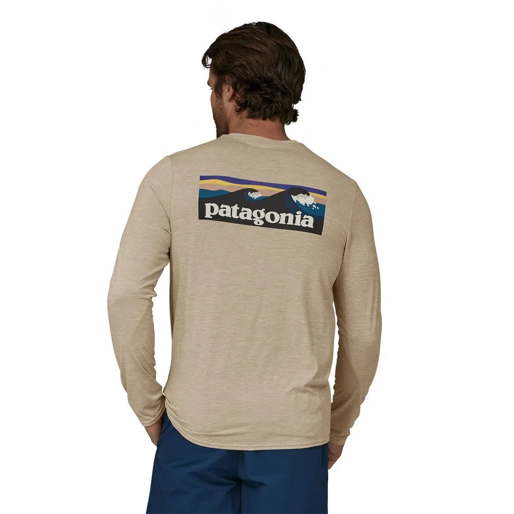 Chandail à manches longues Patagonia Capilene Cool Daily - Vagues (hommes)