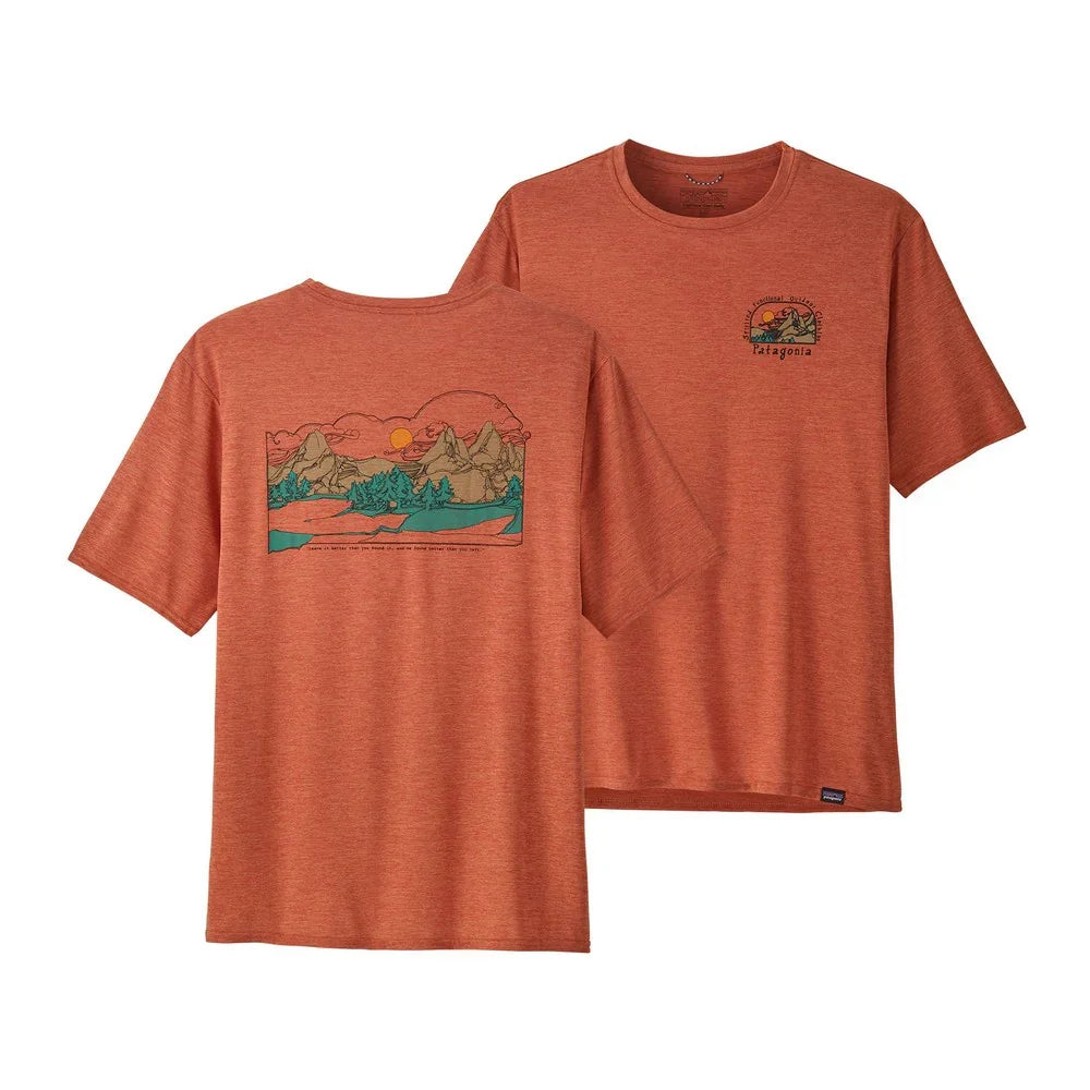 T-shirt Patagonia Capilene Cool Daily Graphic - Lands (hommes)