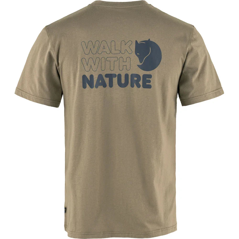 T-shirt Fjällräven Walk With Nature (hommes)