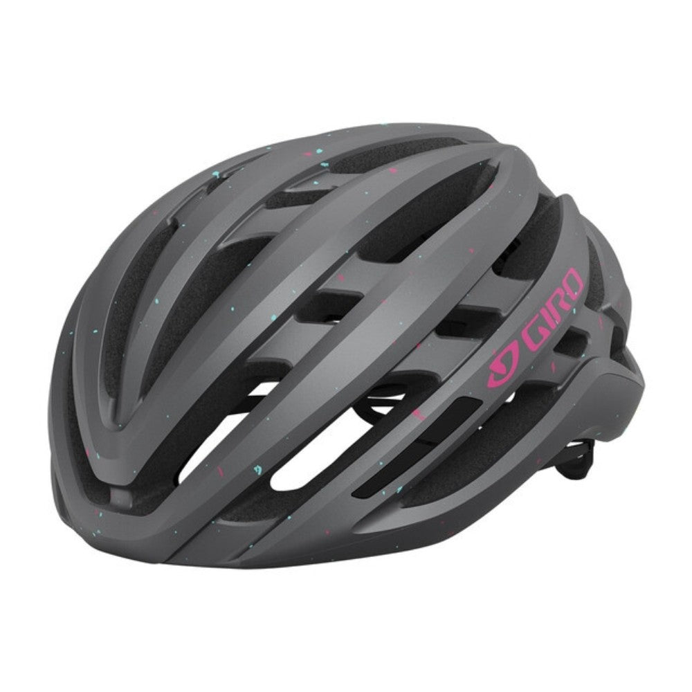 Casque de vélo Giro Agilis MIPS - Gris mat/vert (femmes)