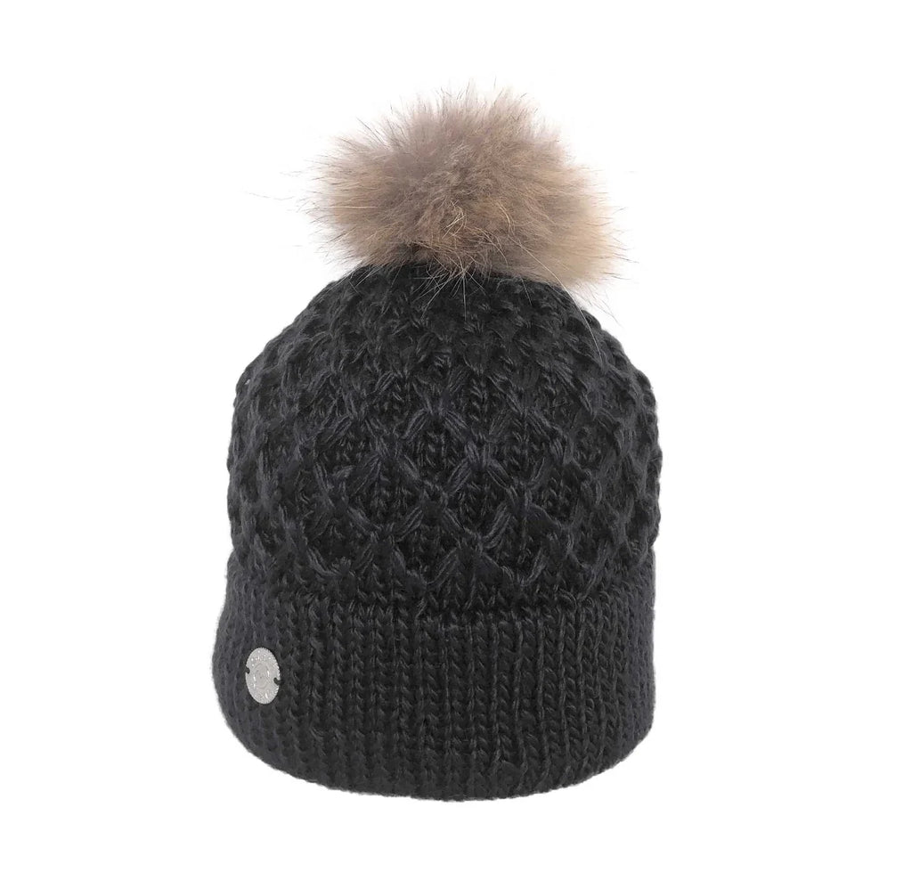 Tuque Pleau Milan avec pompon amovible (femmes)