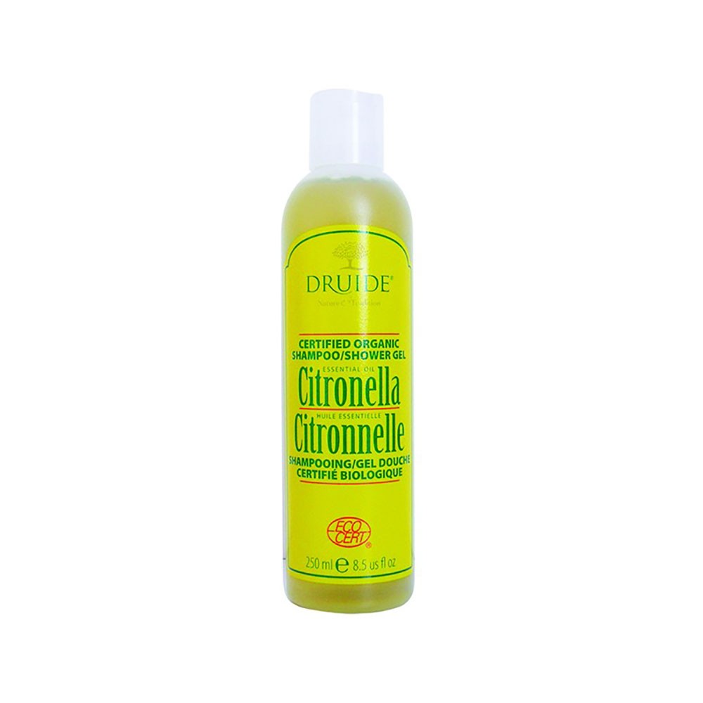 Shampoing et gel douche biologique Druide Citronnelle 250 ml