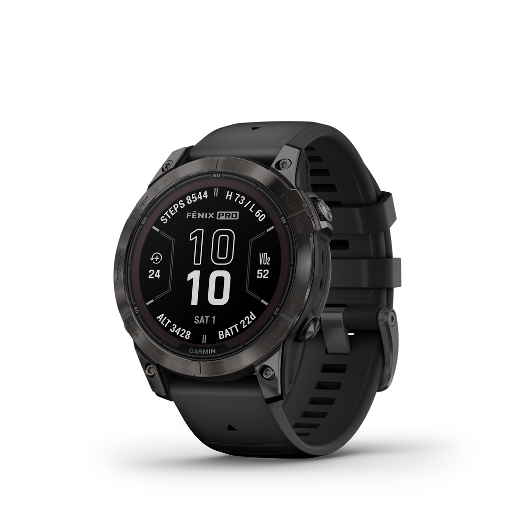 Garmin Fenix 7 Pro Sapphire Solar Training Watch – Carbon Gray