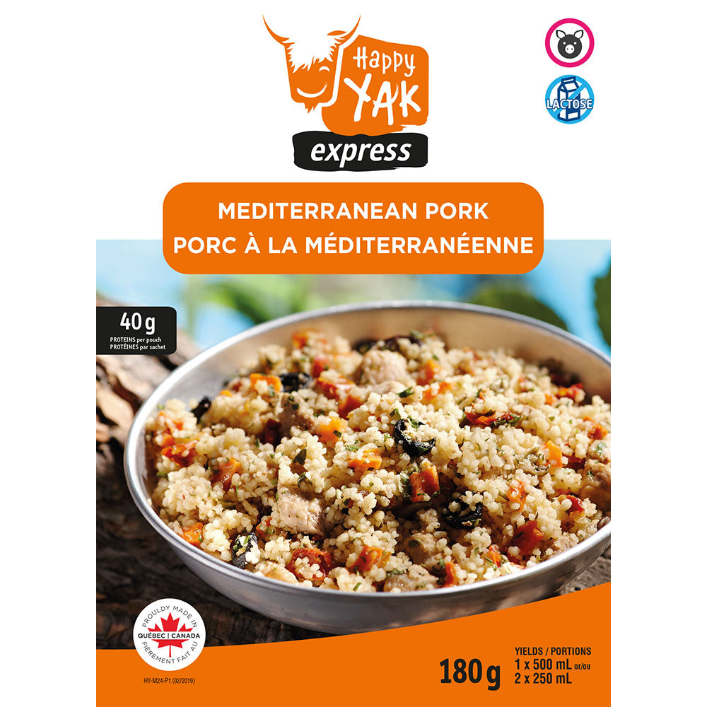 Mediterranean Pork - Happy Yak Freeze-Dried Meals