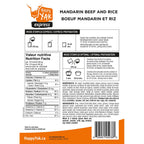 Mandarin Beef and Rice - Happy Yak Freeze-Dried Meals