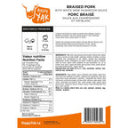 Braised Pork with White Wine Mushroom Sauce - Happy Yak Freeze-Dried Meals