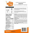 Mushroom & Cheese Risotto - Happy Yak Freeze-Dried Meals